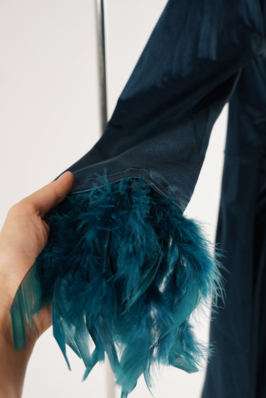 a) Midnight Dress Royal Blue