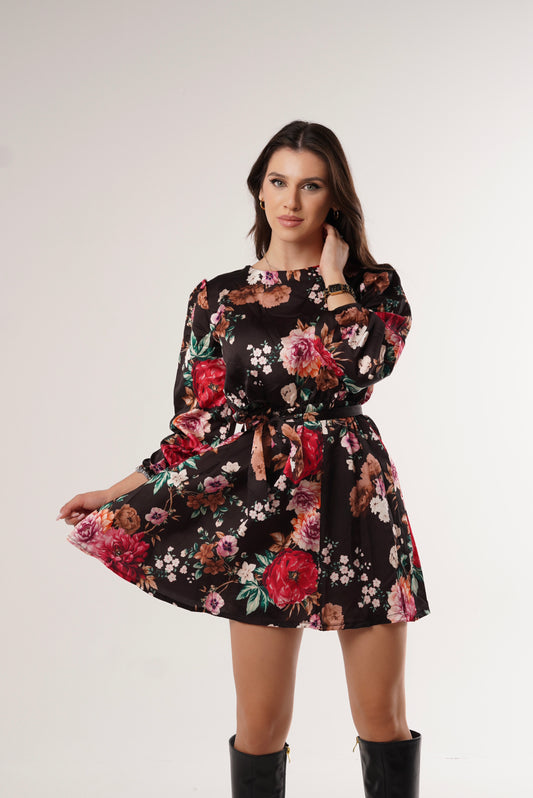 a) Poppy Dress Black